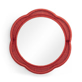 Zeva Red Wall Mirror Model: TOV-C54419